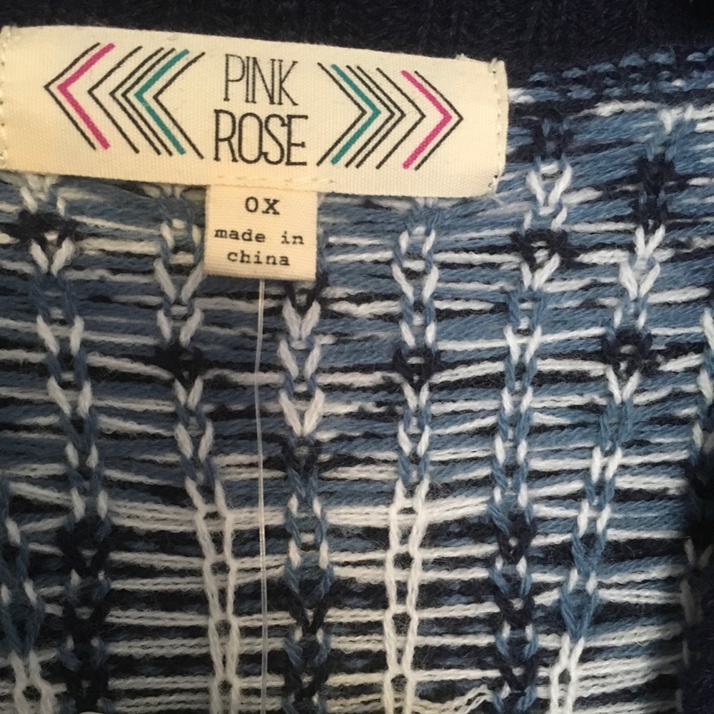 Pink Rose Aztec Sweater - Picture 3 of 5